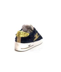 Smr Maya 8676 Velours Bleu Daim Beige*Semerdjian Clearance