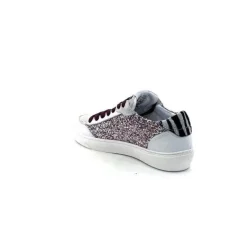 Smr23 Taline 10435 Cuir Blanc Glitter Rose*Semerdjian Online