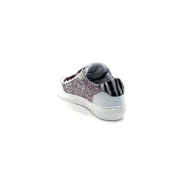 Smr23 Taline 10435 Cuir Blanc Glitter Rose*Semerdjian Online