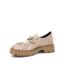 8-36-16 /02 Cuir Vernis & Tweed Beige*Softwaves Outlet