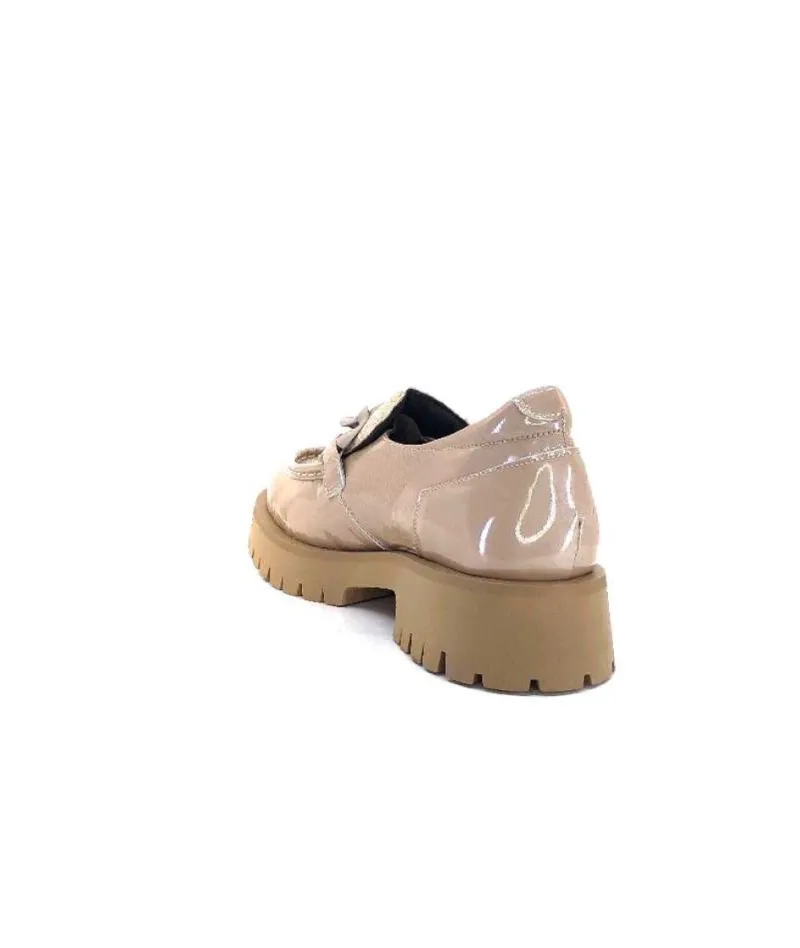 8-36-16 /02 Cuir Vernis & Tweed Beige*Softwaves Outlet