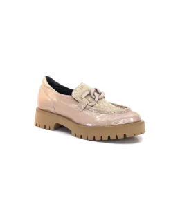 8-36-16 /02 Cuir Vernis & Tweed Beige*Softwaves Outlet