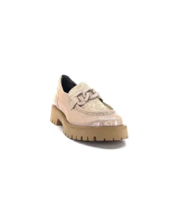 8-36-16 /02 Cuir Vernis & Tweed Beige*Softwaves Outlet