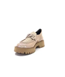 8-36-16 /02 Cuir Vernis & Tweed Beige*Softwaves Outlet