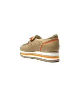 7-78-56 Cuir Et Daim Camel*Softwaves Outlet