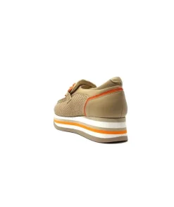 7-78-56 Cuir Et Daim Camel*Softwaves Outlet
