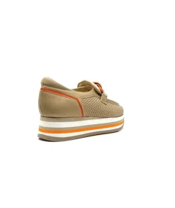 7-78-56 Cuir Et Daim Camel*Softwaves Outlet