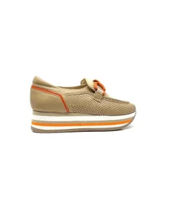 7-78-56 Cuir Et Daim Camel*Softwaves Outlet