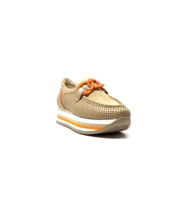 7-78-56 Cuir Et Daim Camel*Softwaves Outlet