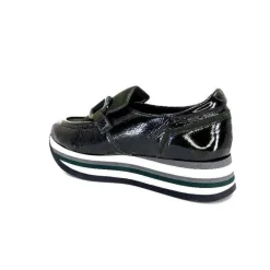 7.78.61 Cuir Vernis Et Daim Kaki*Softwaves Hot