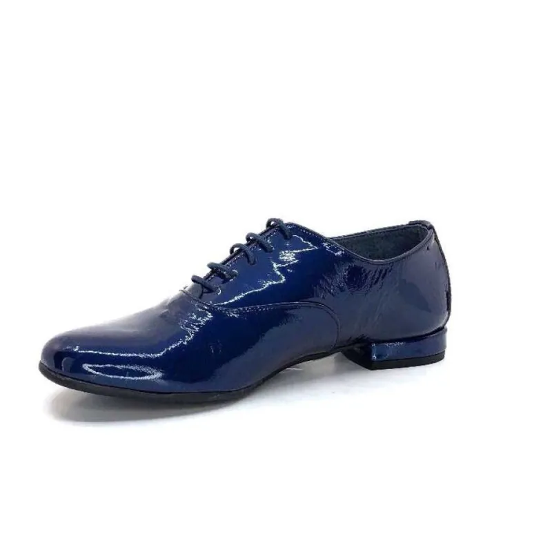 Xavier Danaud Cross Cuir Vernis Bleu*Ivoire0581