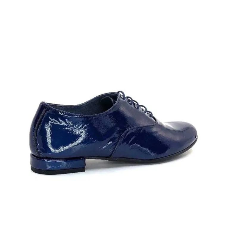 Xavier Danaud Cross Cuir Vernis Bleu*Ivoire0581