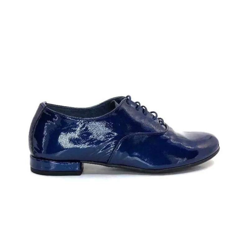 Xavier Danaud Cross Cuir Vernis Bleu*Ivoire0581