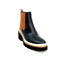 9176 Calf Cuir Noir Camel*XSA Hot