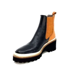 9176 Calf Cuir Noir Camel*XSA Hot