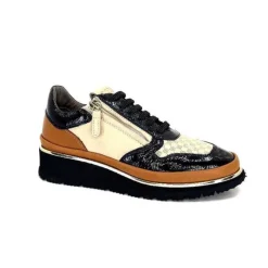 9809 Cuir Noir, Marron & Creme*XSA Sale