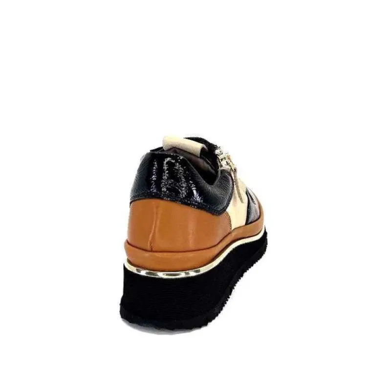 9809 Cuir Noir, Marron & Creme*XSA Sale