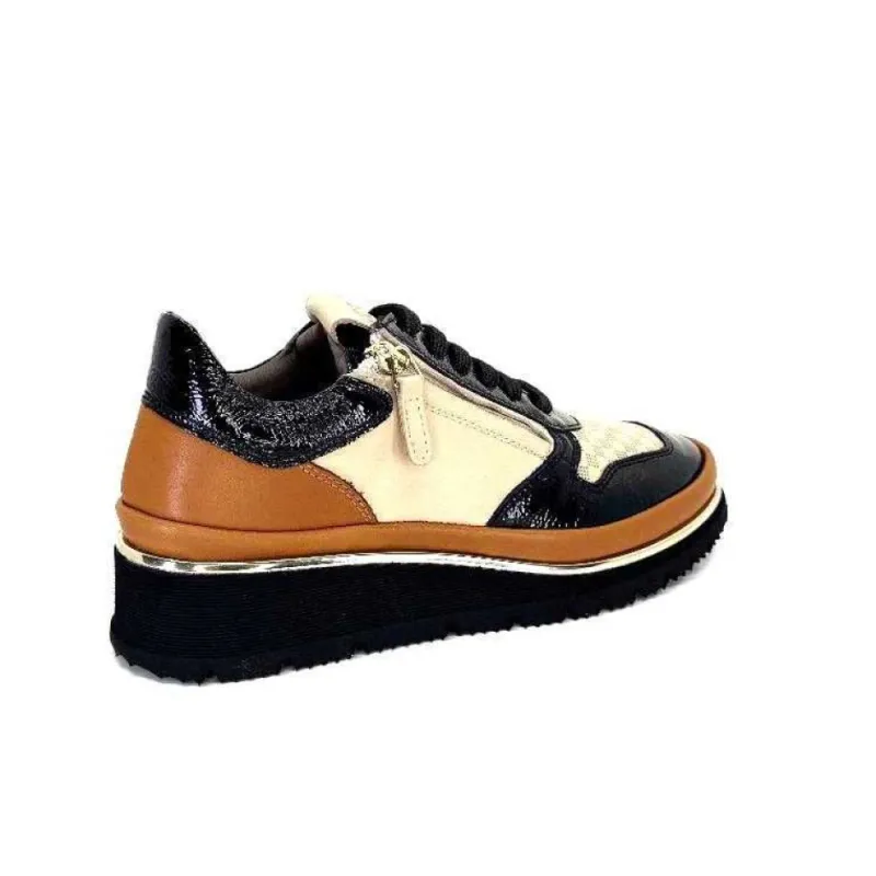 9809 Cuir Noir, Marron & Creme*XSA Sale