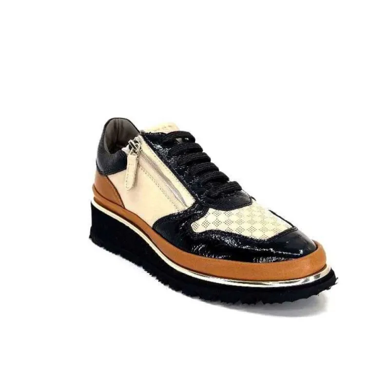 9809 Cuir Noir, Marron & Creme*XSA Sale