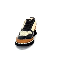 9809 Cuir Noir, Marron & Creme*XSA Sale